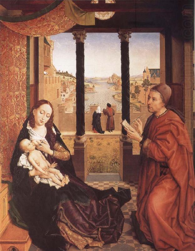 St Luke Drawing the Virgin, Rogier van der Weyden